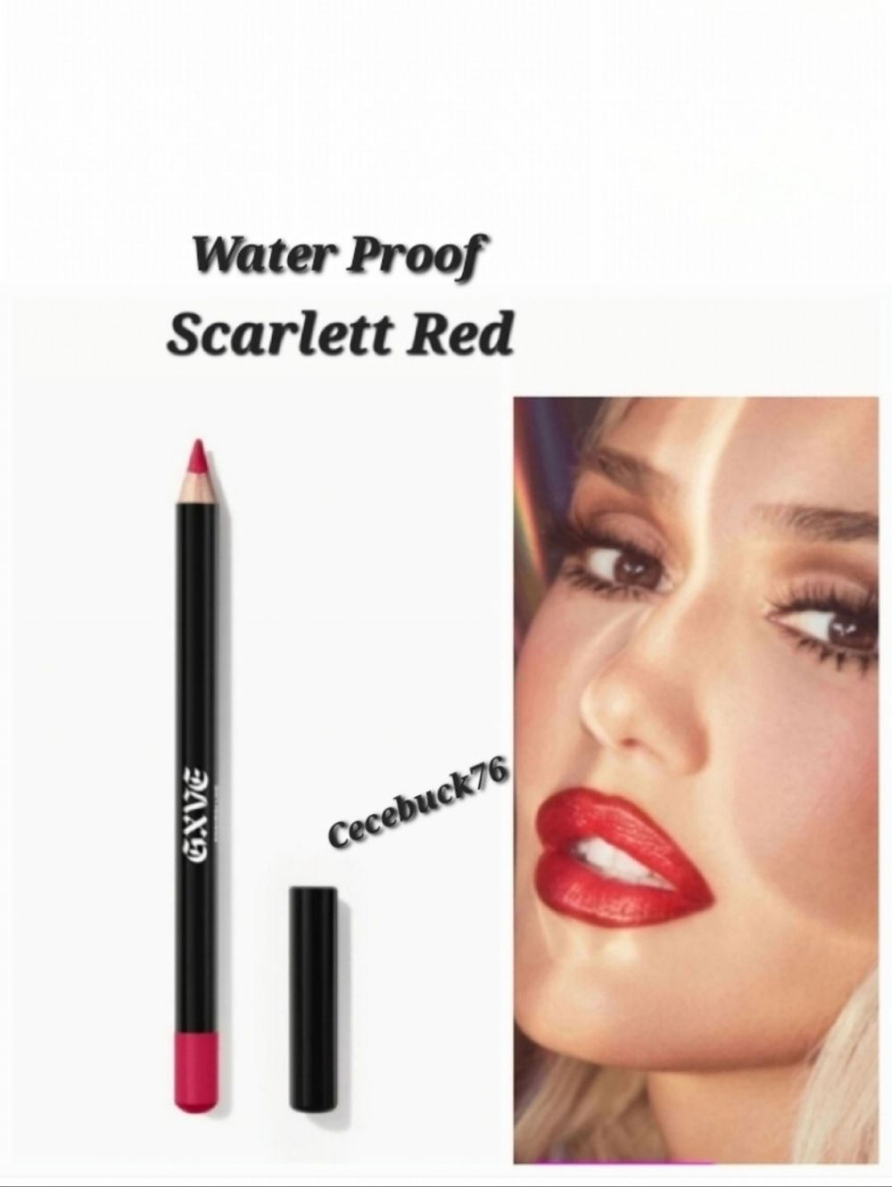 🌺GXVE Scarlett Red Lip Liner Anaheim Line Red Lip Liner